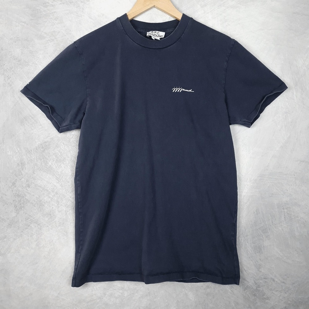 A.P.C. JJJJound Shirt Mens Medium Blue Logo Graphic Tee T-Shirt Streetwear